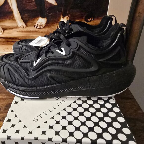Adidas by Stella McCartney Shoes - adidas by Stella McCartney ULTRABOOST SPEED Black Running Shoes Women's Sz 7 NEW